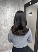 【高濃度水素カラー】透明感シナモンベージュカラー