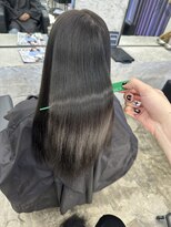 ランズ(LANDS) 《LANDS》暗めグレージュ/透明感カラー/髪質改善/暗髪/イルミナ