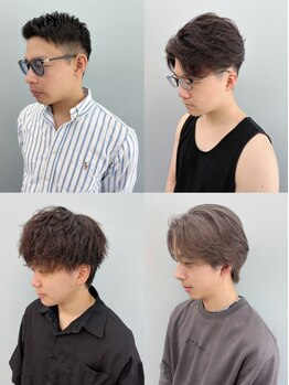 ケシキ(keshiki)の写真/《メンズパーマが大人気◎*》ON/OFF決まる2WAYスタイルが叶う*眉毛カットも◎