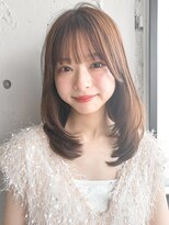 アグノス 青山(Agnos)&nbsp;デジタルパーマサイドバング斜めバングモテ髪クラゲヘアー