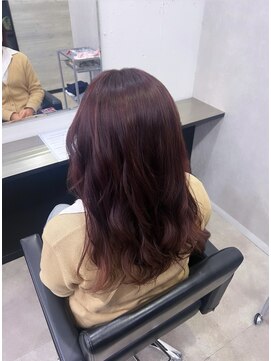 プライズ 所沢プロぺ通り店(prize) ピンクカラー ブリーチダブルカラー 所沢