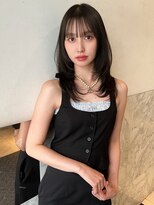 アクシス 栄店(`AXIS)&nbsp;馬渕ミルクティーブロンド/ダークブルー/デジタルパーマ/栄