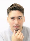 MEN’S/リバースセンターパート/ニュアンスパーマ