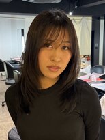 アンドバイモードケイズ (and by MODE K's) レイヤーカット/ミディアムレイヤー/シースルバング