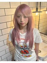 ベレーザ 渋谷(BELEZA) 19519_髪質改善ピンクメッシュハイトーンホワイトピンクアッシュ