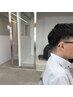 　カット＋シェービング（眉毛カット込み）＋シャンプー