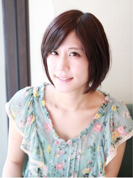 ヘアースパパズ(hairspaPAZ) 春の暗髪カラー小顔×ナチュラルショート【祐天寺 渡部宏太郎】