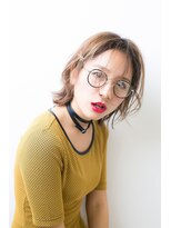 ボンヌーベル&nbsp;【Bonne Nouvelle】ラフ束感ショートボブ×無造作くせパーマ