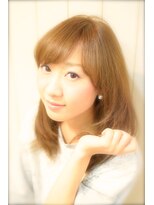 ミエルヘアーブラン(miel hair blanc)&nbsp;【mielhairblanc】お手入れ楽チン★プラチナアッシュもてミディ