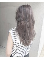 ヘアーアンドアトリエ マール(Hair&Atelier Marl)&nbsp;【Marl】ラベンダーグレージュカラーの無造作セミロング♪