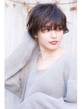 オースティン 錦糸町(AUSTIN) AUSTIN くせ毛風無造作カール×丸みショートボブミディ