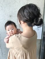 タルト(TARTE)&nbsp;黒髪パーマ　/  エアリーミディ