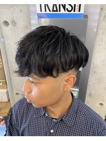 ワークス 下北沢(WORKS)&nbsp;アイロンでセット風クセ毛スパイラルパーマ【下北沢/メンズ】