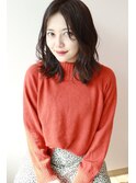 #ミディレイヤー#ダークアッシュ#elmeヘア