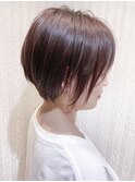 前下がりのショートボブ