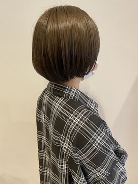 ルークサンゴーサン(LOOC/353) シンプルショートボブ×ウェットヘア