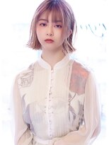 アレゴ(Allergo) 【切りっぱなしボブ×ピンクラテ♪】