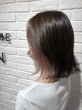 ヘア スパ ビューティー エールフォルム(HAIR SPA BEAUTY YELLFORME) インナーカラー×ラベージュ