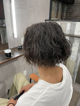 アッドヘアー(Add hair) 【マンバン】センターパート×ランダムスパイラル