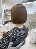 【Owll】大人かわいいボブスタイル ベージュカラー