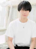 ブルー(BLUE)&nbsp;アンニュイヘア黒髪マッシュショート20代30代40代b水戸