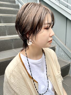 ヌード(NUDE) 「NUDE」#ウルフマッシュ20代30代ショートウルフ くせ毛ショート