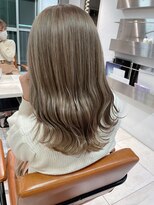 アジールヘア 池袋東口店(agir hair) ハイトーングレージュ大人可愛いメルティカラー池袋　池袋東口