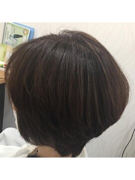 ヘアーカルチャー おゆみ野店(HAIR CULTURE) ショートヘア縮毛矯正髪質改善ひし形ショートボブ