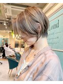 Lond fleur林 大人可愛いハイライトショートボブ