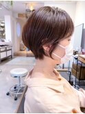 小顔ショート【ひばりヶ丘/ショート/ショートボブ/前髪カット】