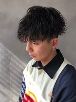 ザ マイル(The mile)&nbsp;メンズカットツーブロックショートツイストスパイラルパーマ