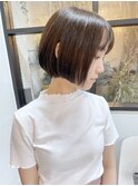 《knit銀座 佐野元気》黒髪20代30代40代前下がりショートボブ