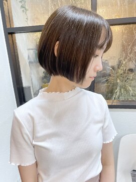 ニット 銀座(knit) 《knit銀座 佐野元気》黒髪20代30代40代前下がりショートボブ