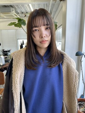 フィル(fil) セミロング／グレージュ