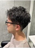 (渡辺、祝、加藤限定メニュー)メンズツイストスパイラルパーマ