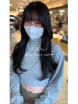 ネオリーブ モカ 川崎チネチッタ店(Neolive mocca)&nbsp;レイヤーカット　サイドバング　顔周りヘア　【川崎】