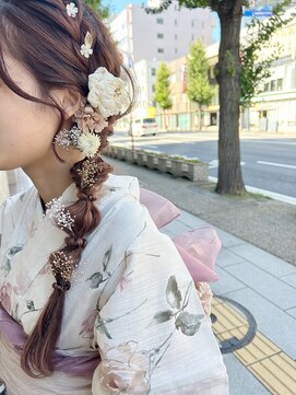 ソースバンダイ 万代(SOURCE) 浴衣ヘアアレンジ♪