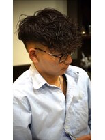 ヒロギンザ 恵比寿店(HIRO GINZA)&nbsp;ツーブロックビジネスショートフェードスパイラルツイストパーマ