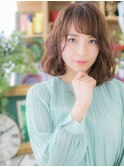 斜めバング♪くせ毛風抜け感小顔くびれカールh2志木20代30代40代