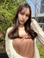 ローウェ 二子玉川(Louwe)&nbsp;ボブ/大人かわいい/フェザーバング/透け感グレージュ