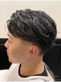 耳掛けナチュラルスタイル/フェード
