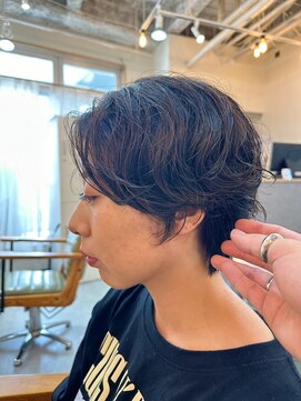 ロウバイレボ 柏(lou by revo) 前川友哉/ショート/ショートパーマ/ハンサムショート