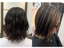 ヘアーアンドメイク きゃら(Hair&Make chara)の雰囲気（白髪やくせ毛など髪のお悩みは自慢のカットや白髪ぼかしで解消！）
