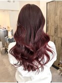 ブリーチなしチェリーピンク