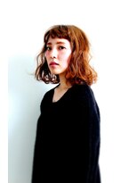 ガレリア オリジン(GALLARIA ORIGIN'S) 眉上バングのゆるふわほつれ波ウェーブロブ！