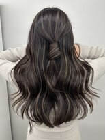 リリット(ReLit)&nbsp;くすみベージュマロンベージュホワイトブロンド細めハイライト