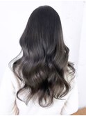 ロングくびれヘア美髪韓国ヘア顔周りレイヤー_ba508082