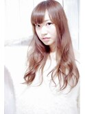 大人可愛い無造作カールで甘辛MIXロング
