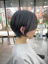 ビューブルー 亀戸錦糸町(VIEW BLUE)&nbsp;美髪シアーカラーピンクブラウンショートカット切りっぱなしボブ