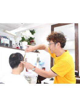 大人男性の憩い×リラクゼーション空間"DCTHAIR"お仕事の疲れにほっと一息つける空間で,髪も心も癒される◎